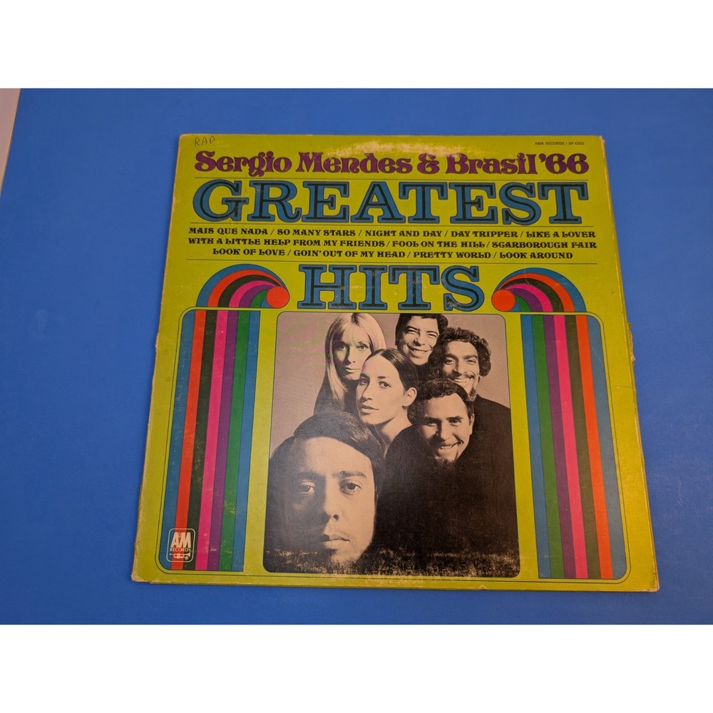 Sergio Mendes & Brasil 66 Greatest Hits Vinyl LP AM Records SP4252